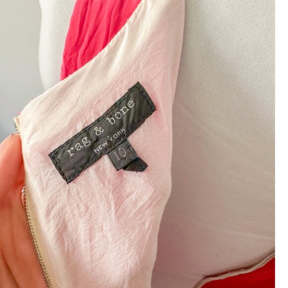 RAG & BONE Corina Colorblock Shift Dress - Picture 8 of 10